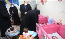 بازدید معاون رییس‌جمهوری از شیرخوارگاه صدف قم