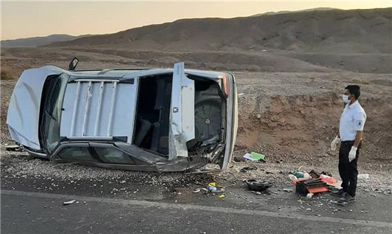 5 مصدوم نتیجه حادثه رانندگی در محور بم-کرمان