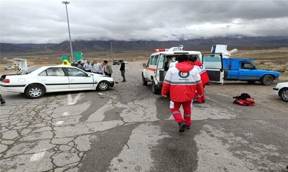 تصادف در منوجان موجب فوت 2 نفر شد