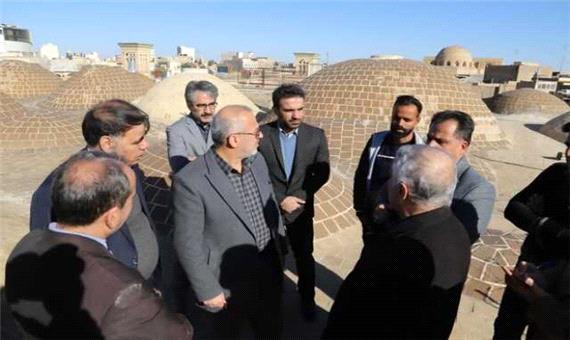 بهره برداری از فاز اول طرح مرمت بازار کهنه قم