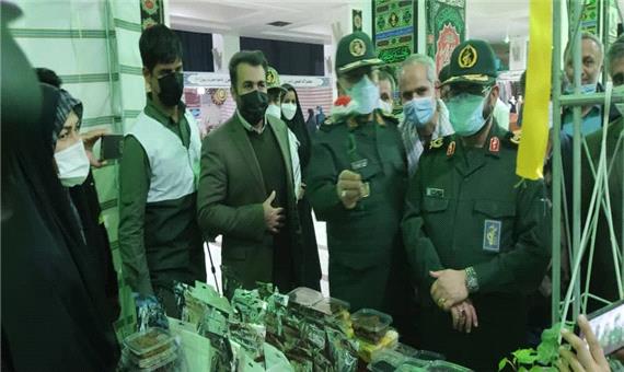 نمایشگاه اقتصاد مقاومتی بسیج در کرمان افتتاح شد