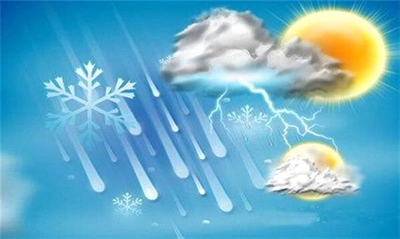 فعالیت سامانه بارشی در کرمان/ بارش برف در مناطق کوهستانی