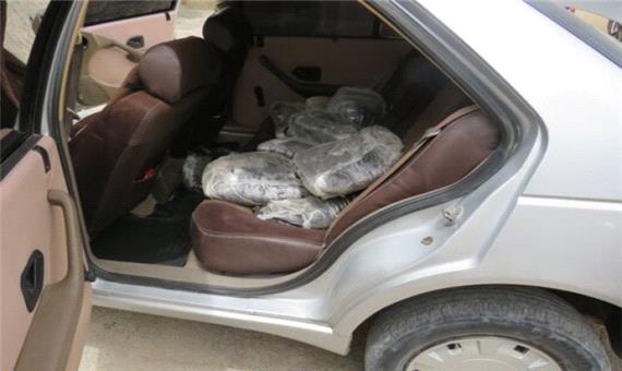 شلیک پلیس به خودروی قاچاقچیان مواد مخدر در جاده قلعه گنج - کهنوج