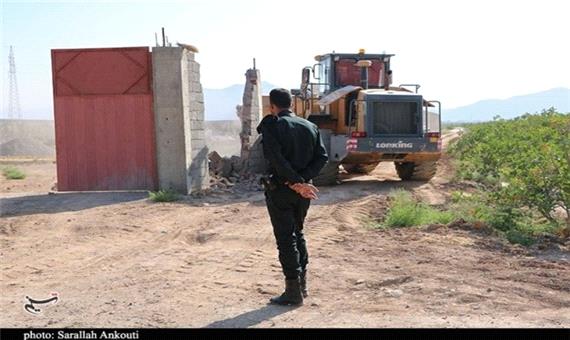 30 هکتار از اراضی ملی در شهرستان قلعه گنج رفع تصرف شد