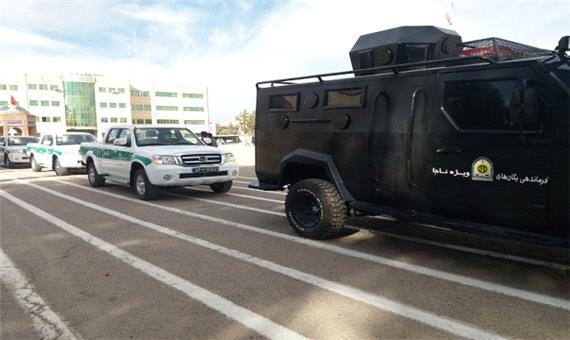 اضافه شدن خودرو‌های جدید به ناوگان پلیس کرمان