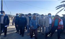 گزارشی از بازدید وزیرکشور از محله‌های سیل‌زده قلعه‌گنج کرمان