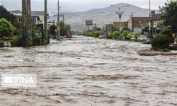 بارش باران و احتمال سیلاب در سه استان