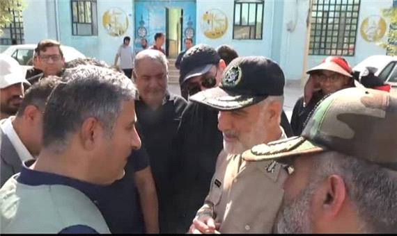 تقدیر معاون اجرایی ارتش از زحمات شهرداری تهران در پایانه مرزی خسروی
