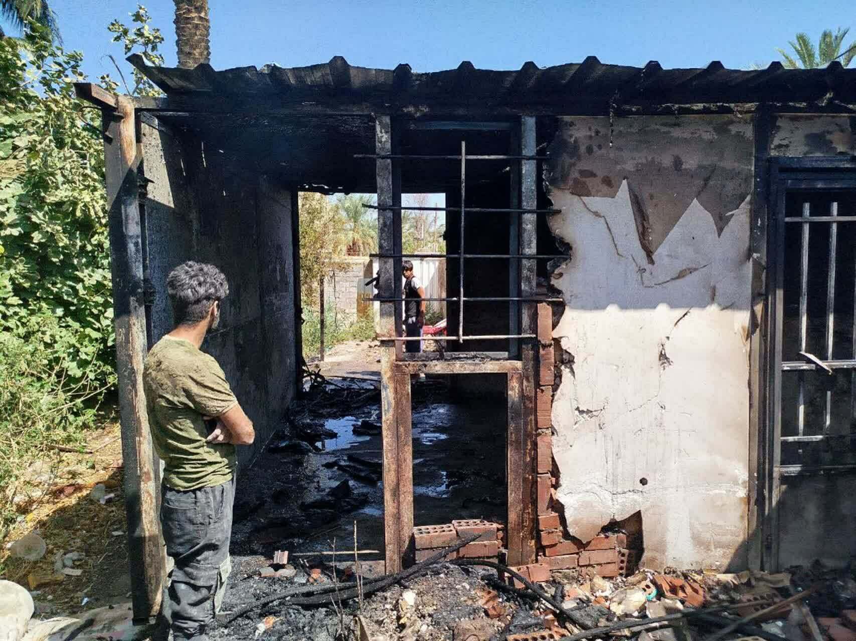 جانباختن کودک در کانکس غیراستاندارد بم