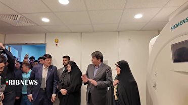 بهره‌برداری از مرکز‌ام آر آی زرند با حضور معاون رئیس جمهور
