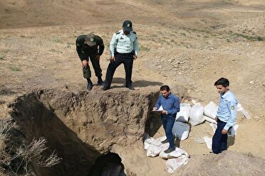 دستگیری سه حفار غیر مجاز در نرماشیر