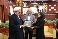 مدال لیگ برتر در دستان رئیس کل دادگستری استان کرمان