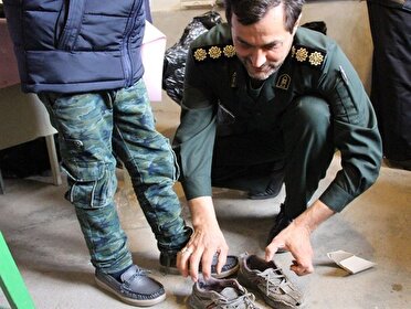 توزیع ۸۰۰ جفت کفش در  پویش «هم‌کلاسی مهربان»
