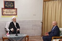 قالیباف به دیدار آیات عظام جوادی آملی و مکارم شیرازی رفت