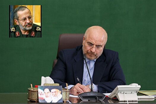 پیام تسلیت رئیس مجلس در پی درگذشت سردار علیرضا افشار