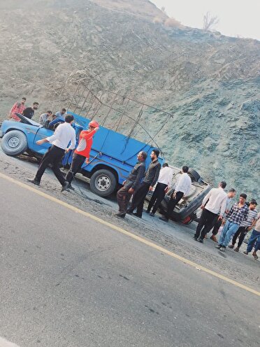 ۴ جانباخته در محور منوجان - نودژ