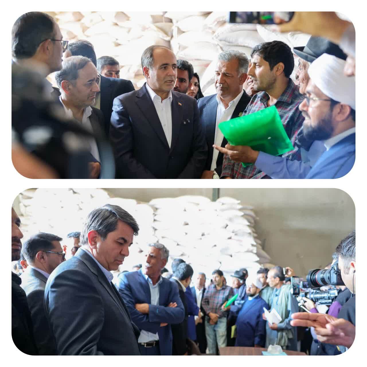 بازدید وزیر کشاورزی از بزرگ‌ترین مرکز تولید بذر جنوب کرمان