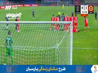 گل اول پرسپولیس به تراکتور توسط باکیچ