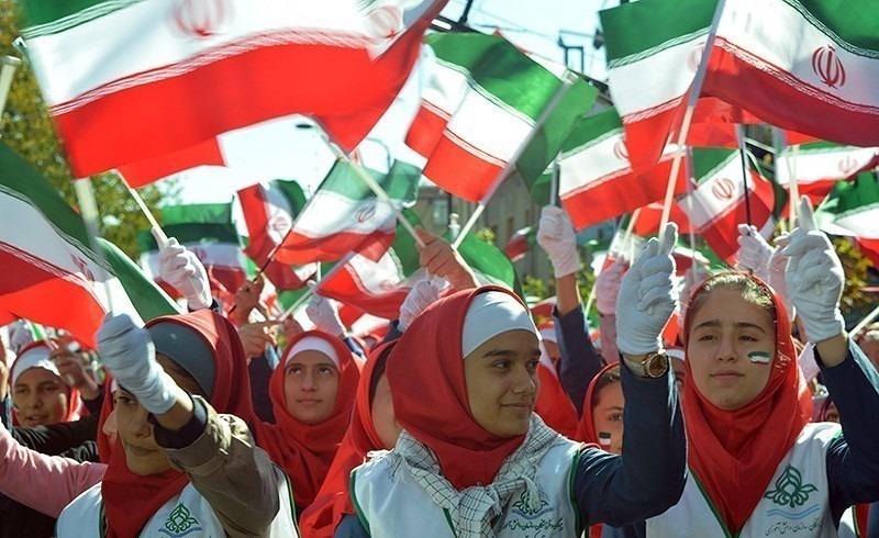 پررنگ بودن شعارهای مرگ بر امریکا و مرگ بر اسرائیل