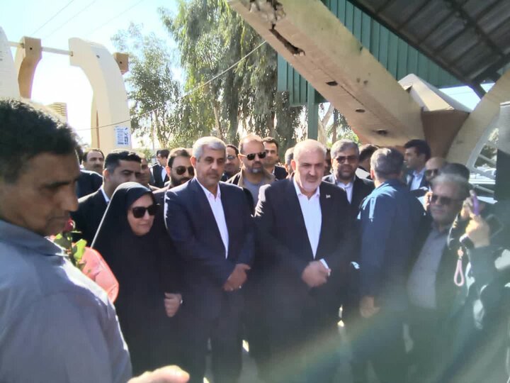 وزیر نیرو وارد جیرفت شد