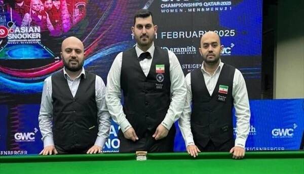 حریفان اسنوکربازان ایران در جام جهانی مشخص شدند