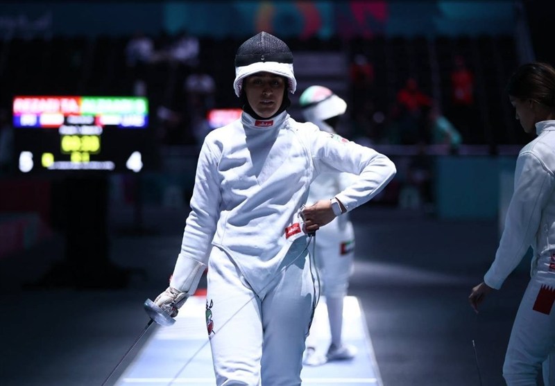 صعود ریحانه رضایی به یک‌چهارم نهایی شمشیربازی اپه