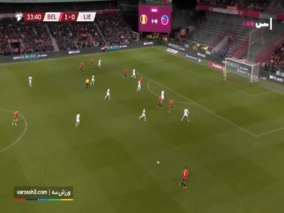 گل دوم بلژیک به لیختن اشتاین