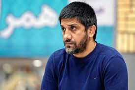 حضور علیرضا دبیر در سالن گرم مسابقات شمشیربازی