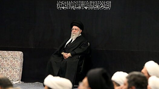 عزاداری ایام شهادت حضرت زهرا(س) با حضور رهبر انقلاب