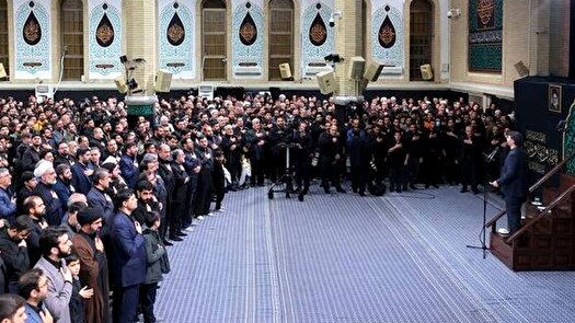 عزاداری شب شهادت حضرت زهرا (س) در حسینیه امام خمینی