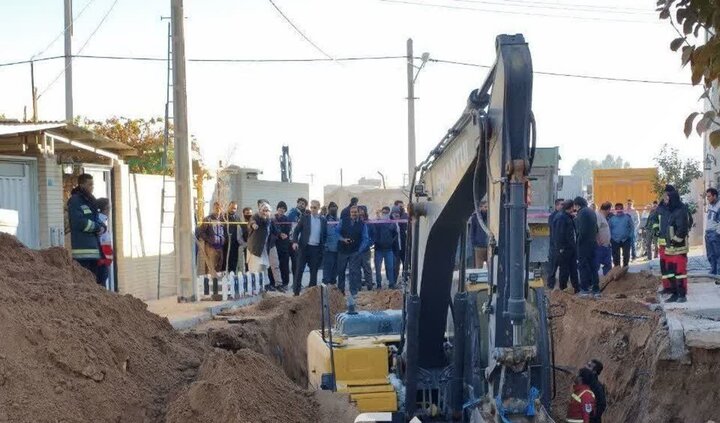 ریزش چاه، جان مقنی جوان را گرفت