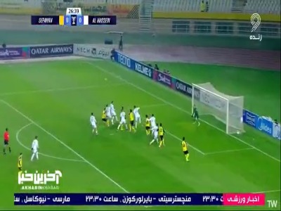 واکنش دیدنی دروازبان الحسین روی موقعیت بازیکنان سپاهان