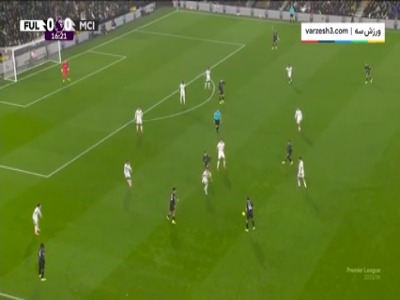گل اول منچستر سیتی به فولام توسط هالند