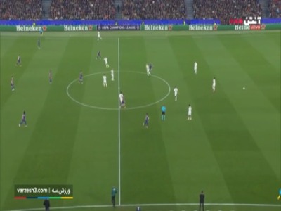 خلاصه بازی بارسلونا ۲ - آینتراخت فرانکفورت ۱