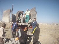 اقدام جهادی کارکنان کلانتری ۱۱ بافت در تجهیز۲ باب منزل مسکونی