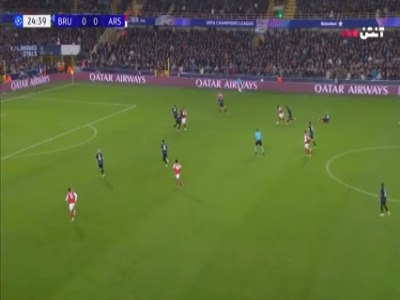 سوپرگل مادوئکه؛ گل اول آرسنال به کلوب بروژ