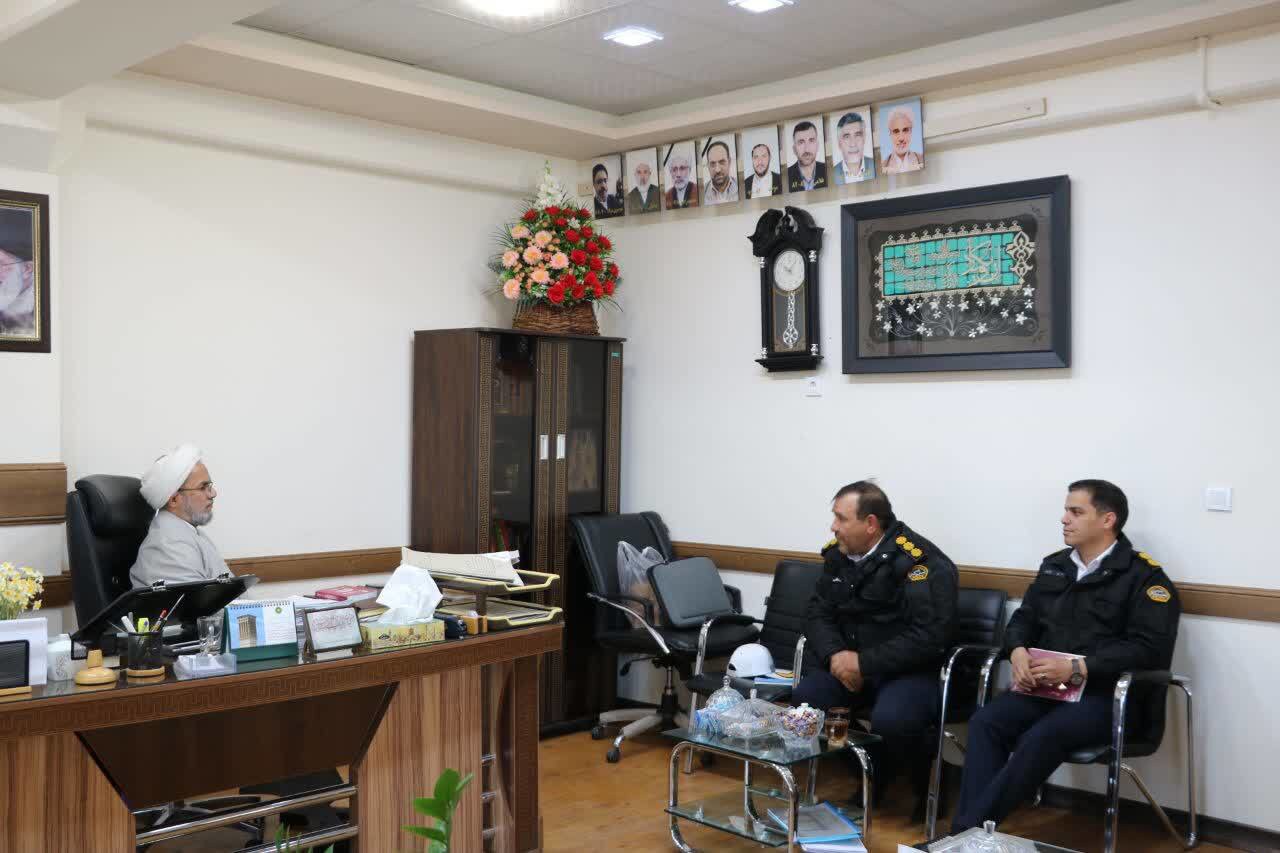 بررسی وضعیت ترافیک استان با حضور رئیس سازمان قضائی نیرو‌های مسلح استان