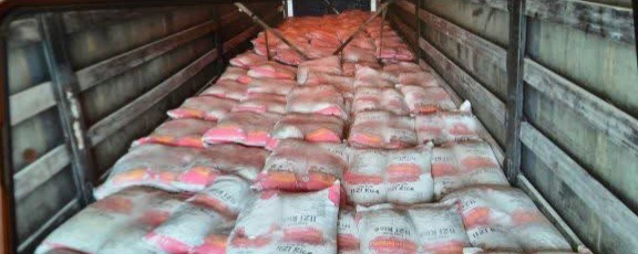 توقیف ۲۵ تن برنج قاچاق در بم