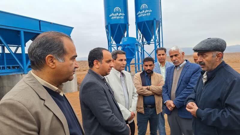 روند ساخت کارخانه کنسانتره آریا جنوب در شهرستان کوهبنان