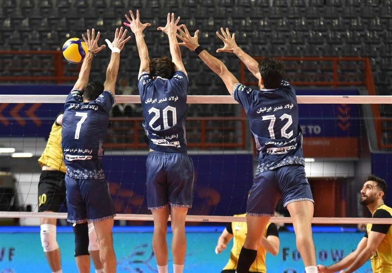 ادامه پیروزی فولادسیرجان درلیگ برتر والیبال