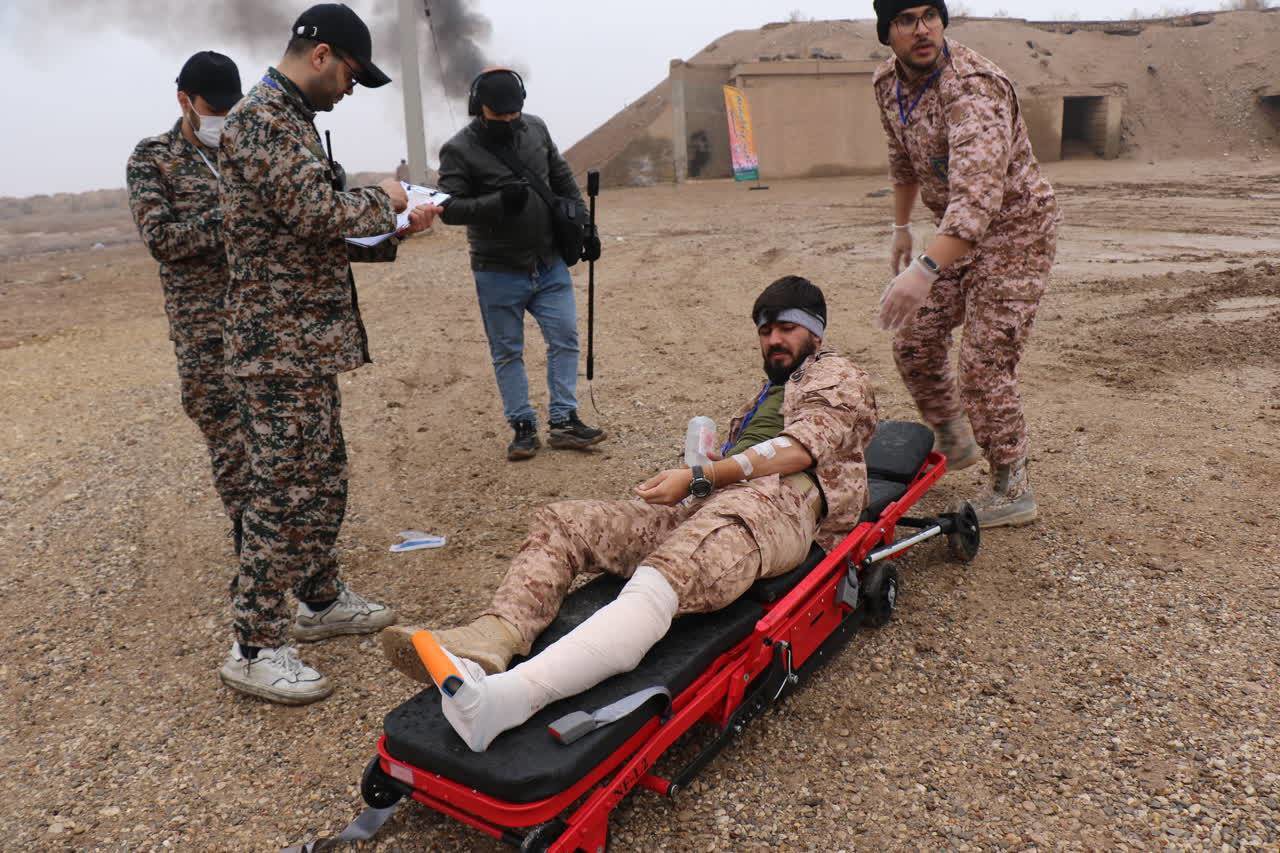 رقابت گروه‌های تخصصی طب رزمی سپاه