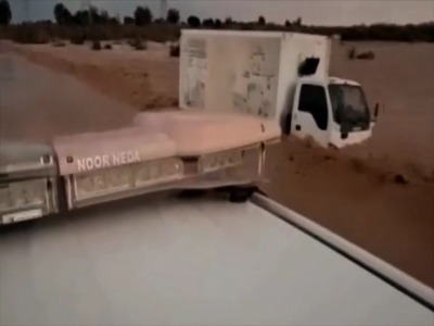 حادثه تلخ برای یک راننده در کرمان