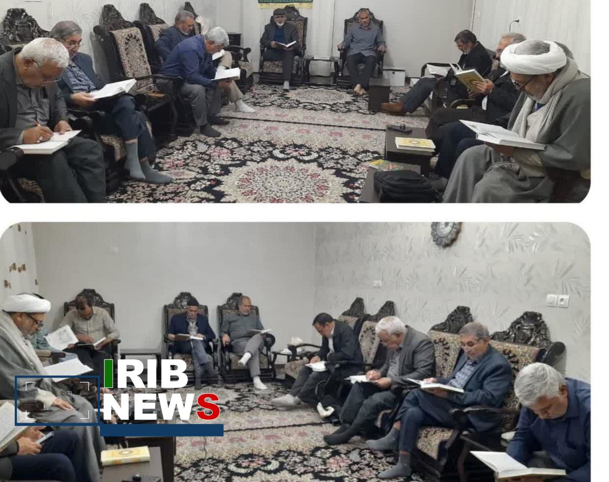 نشست هیئت قرانی شهید نسب زاده در رفسنجان