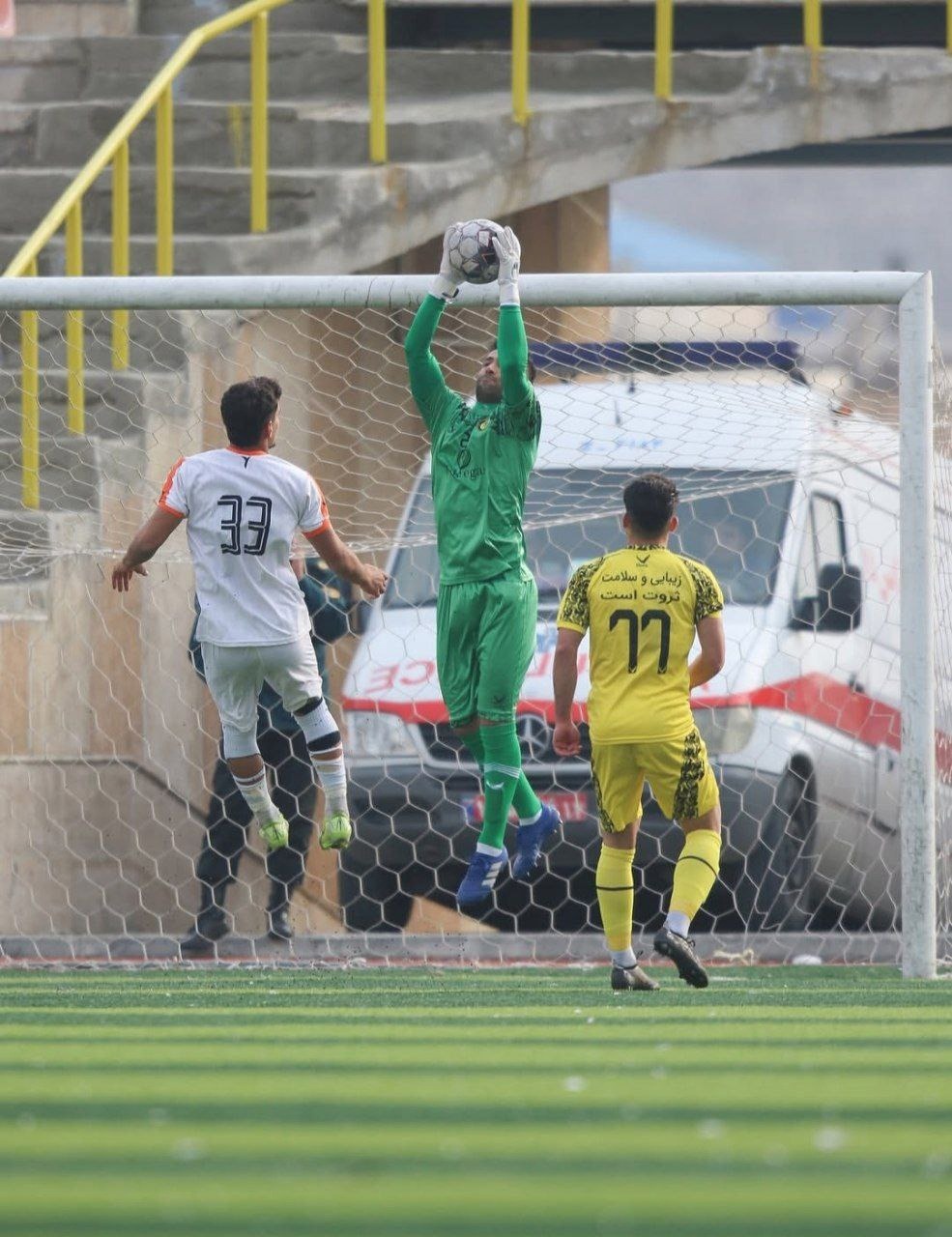 تساوی مس کرمان ونود ارومیه درلیگ یک فوتبال