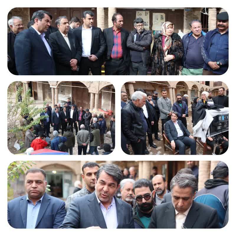 بازدید استاندار کرمان از محل فیلم‌برداری «پسرک پشم‌فروش»