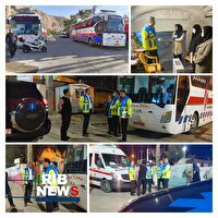 استقرار اورژانس پیش بیمارستانی در گلزار شهدا