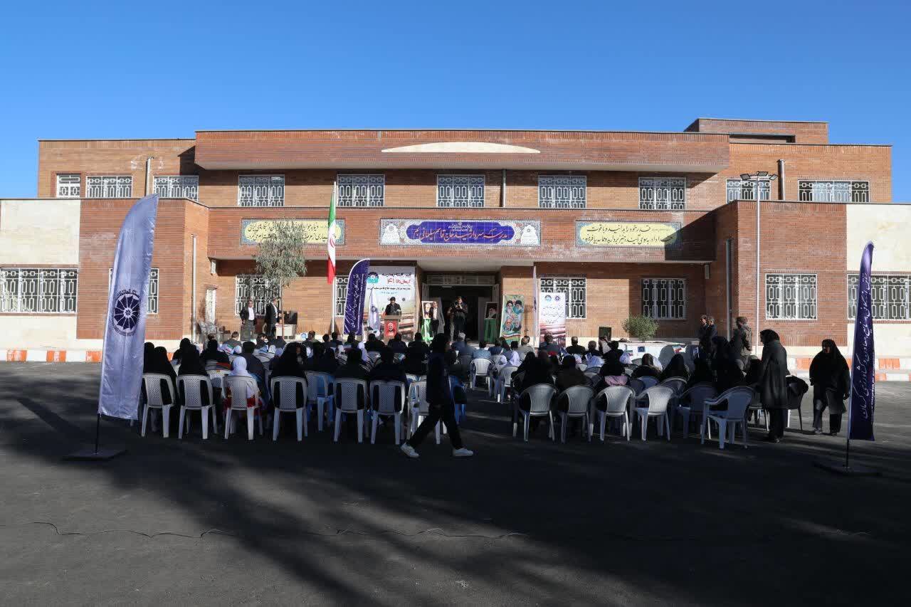 افتتاح مدرسه ۱۲ کلاسه خیرساز شهید حاج قاسم در بم