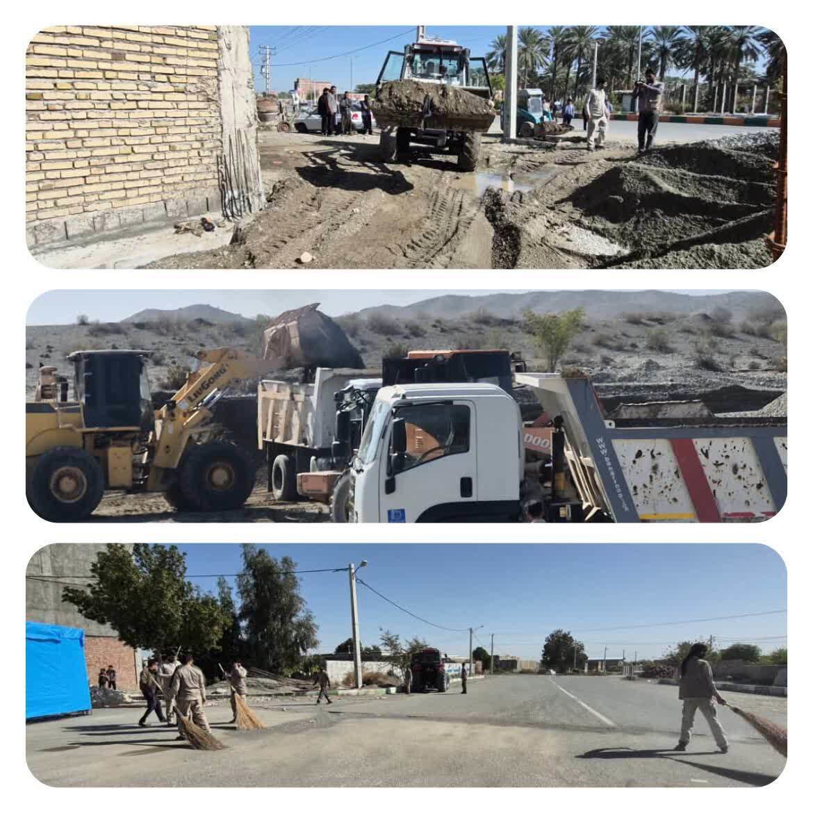 آغاز عملیات گسترده بهسازی و ساماندهی معابر شهری فاریاب