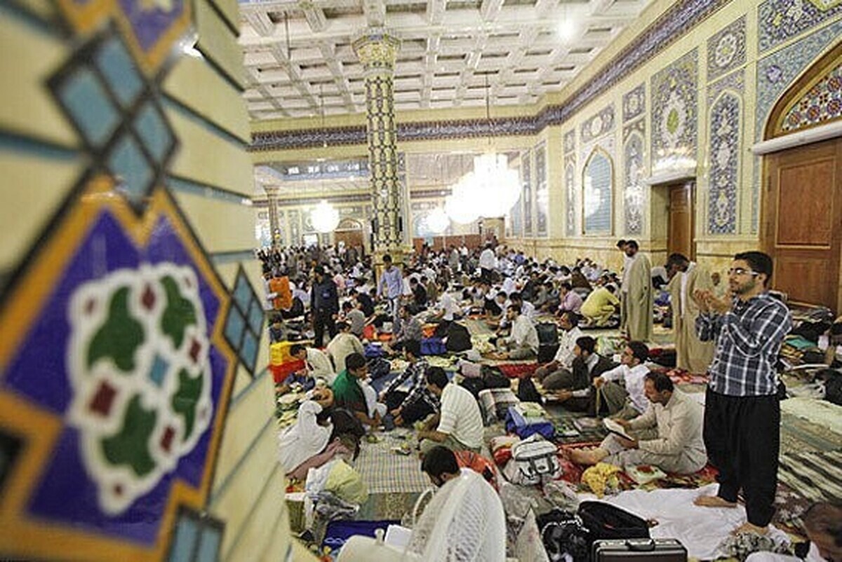 استقبال زرندی‌ها از مراسم معنوی اعتکاف