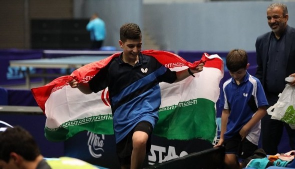 نابغه ایرانی پنجمین پینگ‌پنگ‌باز برتر جهان